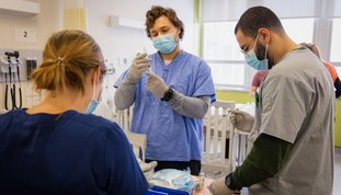 Groupe d’étudiants en sciences infirmières