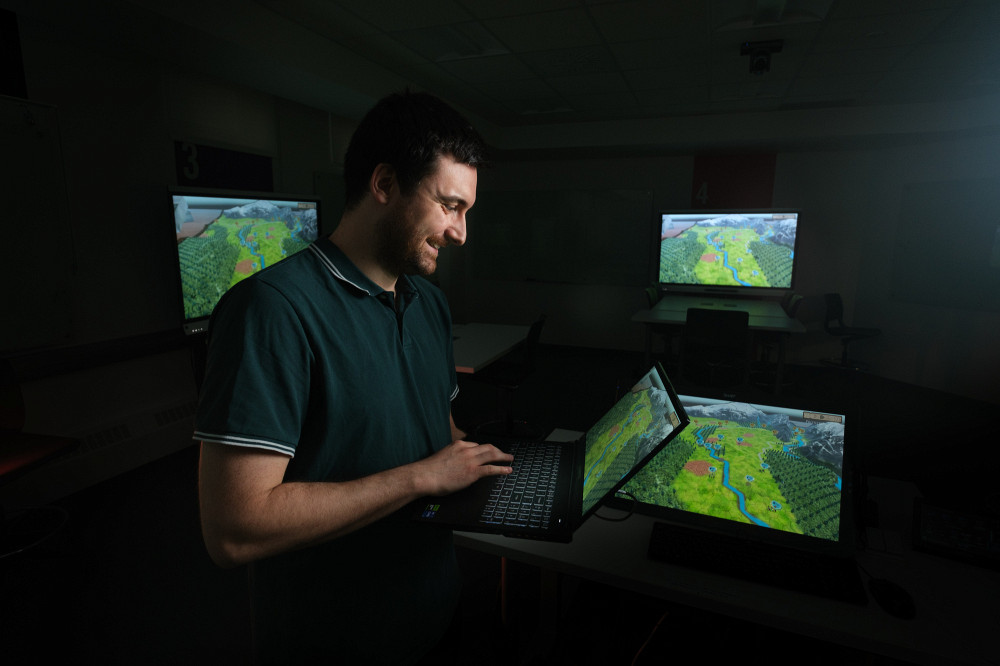 Thomas Crozet, étudiant de 3e année au baccalauréat en sciences du multimédia et du jeu vidéo